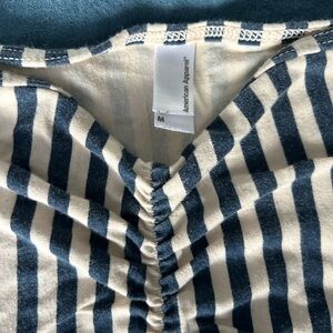 Vintage American Apparel Striped Strapless Bodysuit